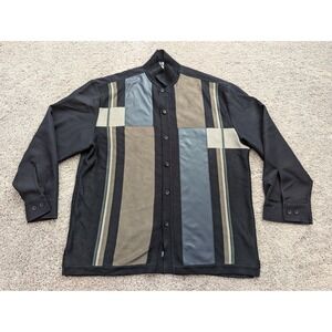 Michael Irvin 88 Button Up Shirt Mens XXL Retro Disco